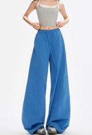 レディースワイドパンツ ロング丈 接触冷感 ゆったりシルエット 夏向け - 画像 (10)