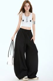 レディースワイドパンツ ロング丈 接触冷感 ゆったりシルエット 夏向け - 画像 (25)