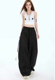 レディースワイドパンツ ロング丈 接触冷感 ゆったりシルエット 夏向け - 画像 (29)