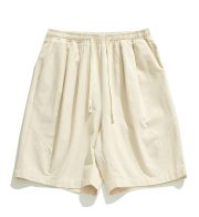 メンズショートパンツ 無地 ベーシックデザイン リラックスフィット - 画像 (13)