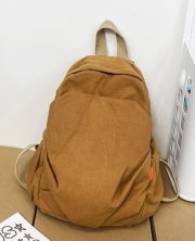 軽量キャンバスリュック ウォッシュドデザイン シンプルカジュアルスタイル - 画像 (15)