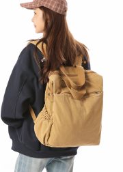 大容量リュックサック キャンバス 通学対応 カジュアルバックパック - 画像 (17)