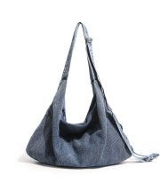 レディースデニムバッグ 2WAY リュック＆ショルダー ウォッシュドデザイン 軽量タイプ - 画像 (8)