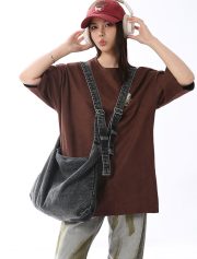 レディースデニムバッグ 2WAY リュック＆ショルダー ウォッシュドデザイン 軽量タイプ - 画像 (9)