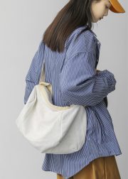 レディースショルダーバッグ コットンリネン 軽量 シンプルデザイン - 画像 (10)