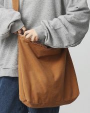 レディースキャンバスショルダーバッグ シンプルデザイン 収納力抜群 カジュアルバッグ