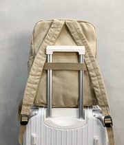 ウォッシュドキャンバスリュック 大容量 通学バッグ シンプルクラシックデザイン - 画像 (15)