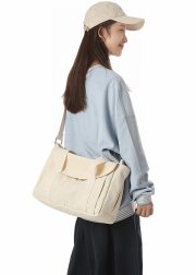 クラシックキャンバスショルダーバッグ 2WAY仕様 通学・デイリー使い対応 - 画像 (22)