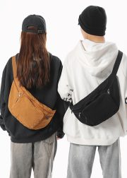 男女兼用 キャンバスボディバッグ ショルダーバッグ - 画像 (22)